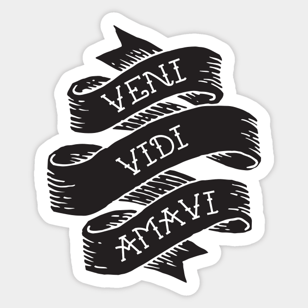 Veni, Vidi, Amavi Sticker by Woah_Jonny